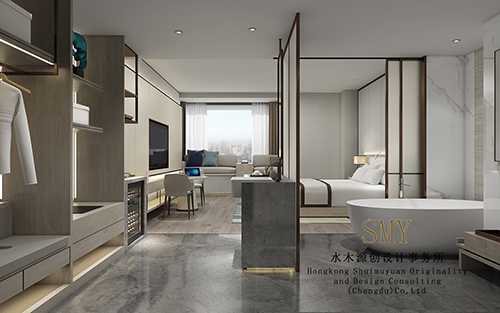 酒店標(biāo)準(zhǔn)間設(shè)計、成都酒店設(shè)計公司